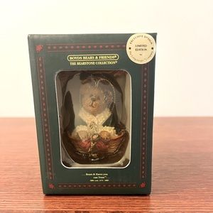 🎄🧸 Longaberger & Boyds Bears Limited Edition Ornament- Noelle Hollybeary